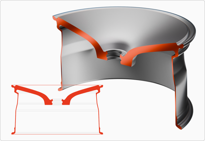 Buddies - wheel type - concave - deep