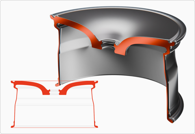 Buddies - wheel type - concave - flat